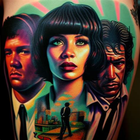 tattoo pulp fiction|69 Pulp Fiction Tattoo Ideas